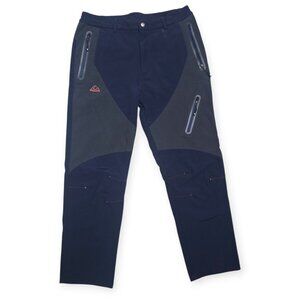 Outdoorsports Mens Snowpants Navy/Gray Size 36 Fleece-Lined A1-1150